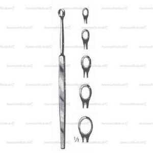 JF12802,03,04,05,06-fox-dermatology-curette-14-cm-5-one-half-inches